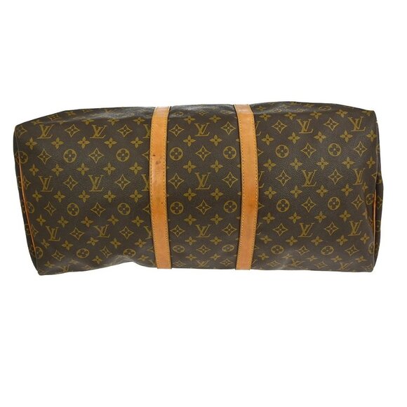 LOUIS VUITTON KEEPALL 55 TRAVEL HANDBAG MONOGRAM M41424 MI874 RQ01162 BN02 - Picture 6 of 11